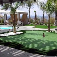 Artificial Grass Installation Descanso, California Landscape Rock, Backyards