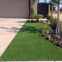 Fake Grass Rancho Santa Fe, California Landscaping, Front Yard