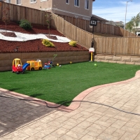 Faux Grass Coronado, California Playground, Pavers