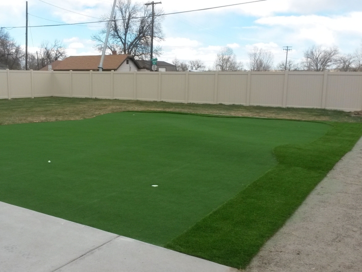 Fake Grass Carpet Bonsall, California Outdoor Putting Green, Backyard Landscaping Ideas