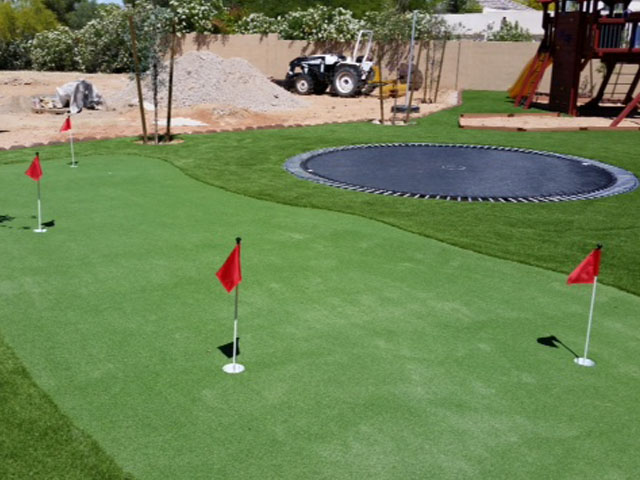 Fake Grass Potrero, California Putting Green Grass, Backyard Landscaping