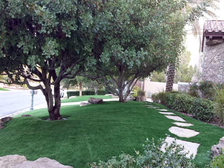 Faux Grass Bonsall, California Home And Garden, Small Front Yard Landscaping