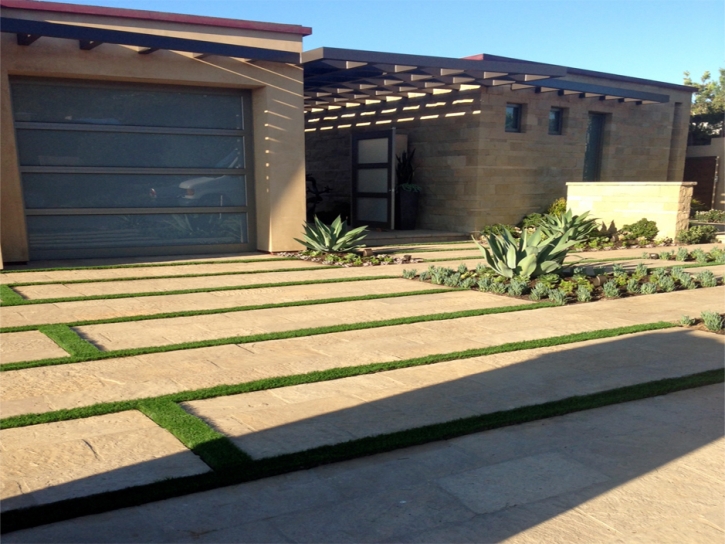 Synthetic Turf Hidden Meadows, California Roof Top, Front Yard